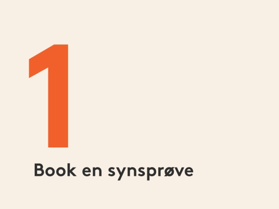 1. Book en synsprøve