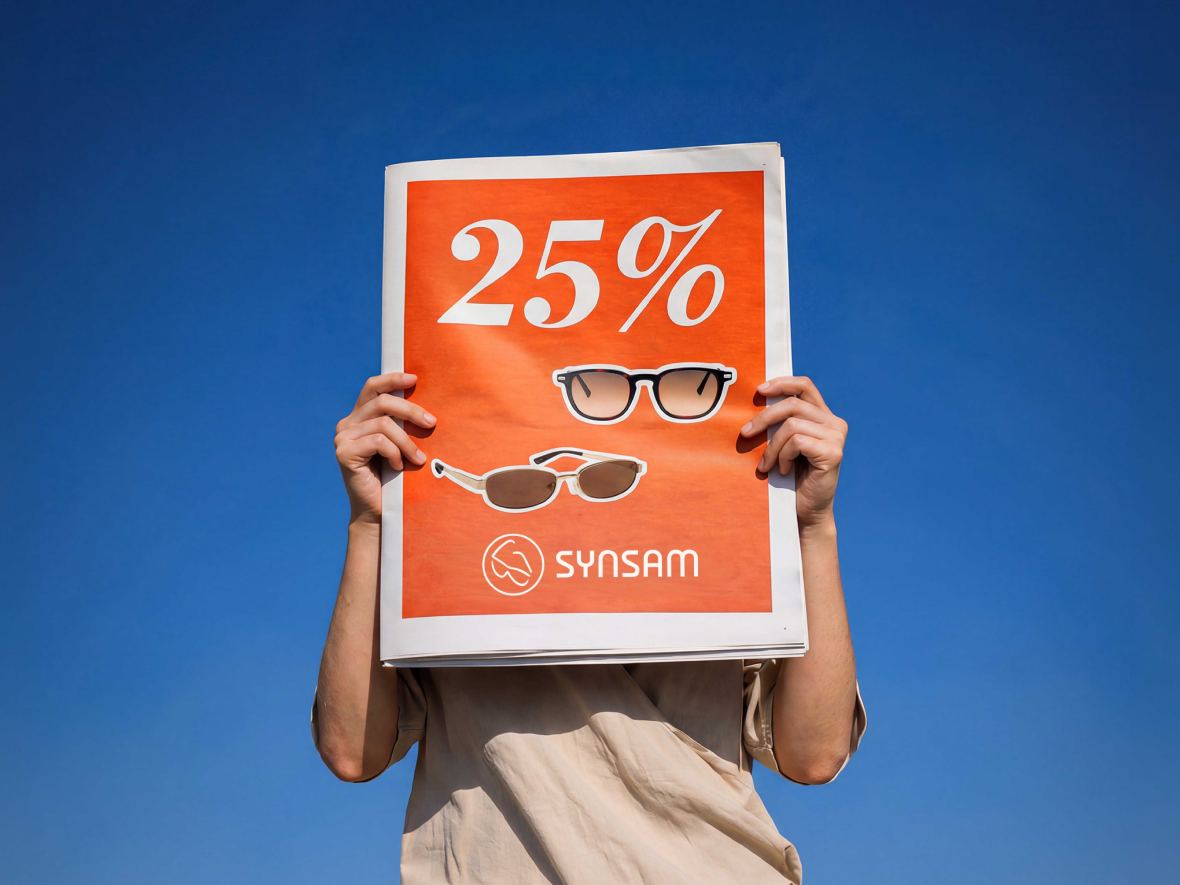 solglasögon i tidningen