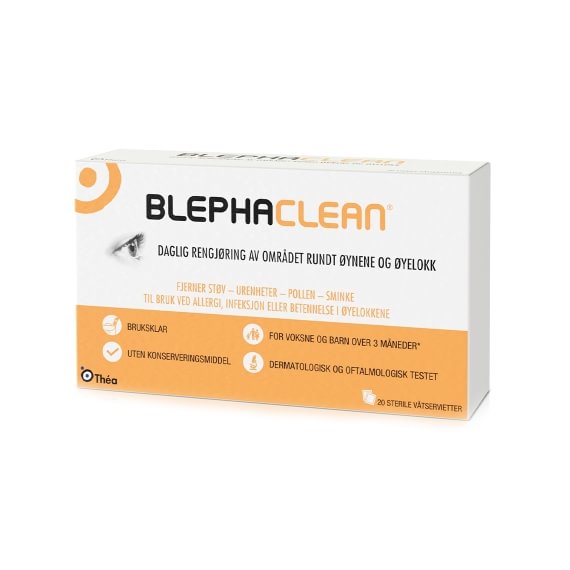 Blephaclean Våtservietter 20 st