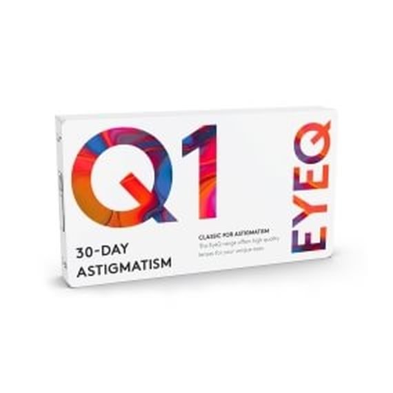 EyeQ Classic For Astigmatism Q1 3 stk/pakke