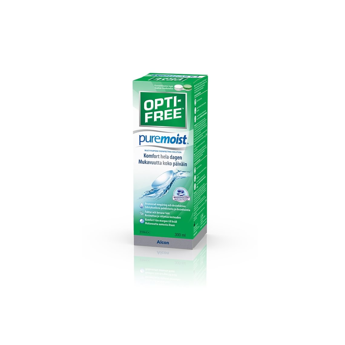Opti-Free Pure Moist Linsevæske 300 ml