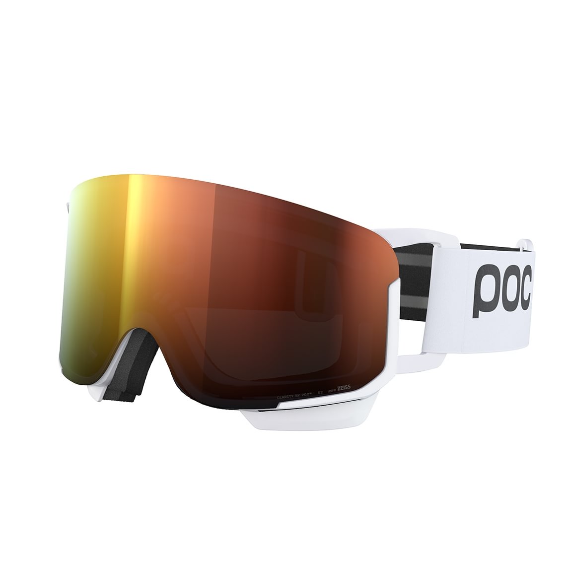 POC Nexal Mid Clarity Partly Sunny Orange Hydrogen White